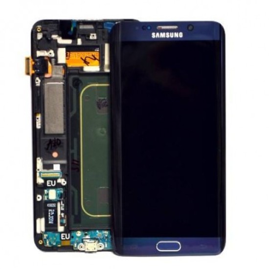 TOUCH+DISPLAY+FRAME SAMSUNG GALAXY S6 EDGE PLUS G928 (SERVICE PACK GH97-17819B/17852B) AZUL